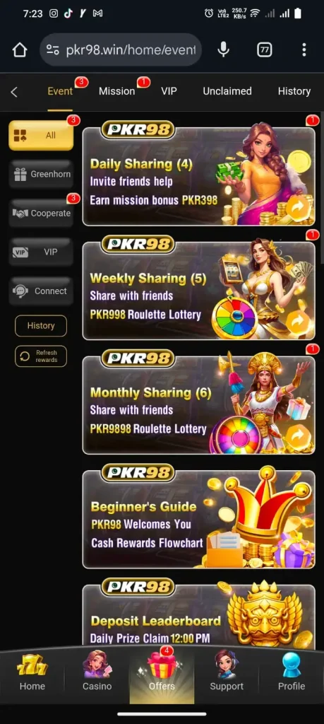 PKR98 Login